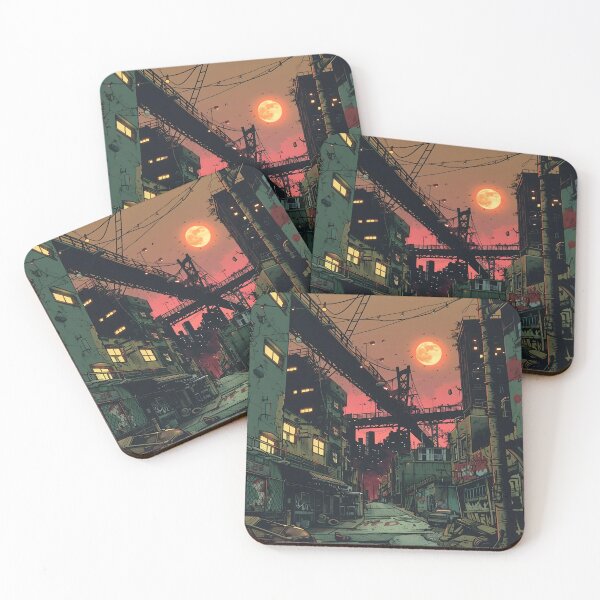 Item preview, Dilapidated Comic Book City designed and sold by dcrc.