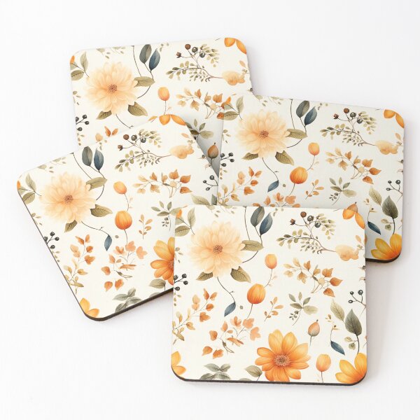 Item preview, Vintage Fall Floral designed and sold by GiraffeCreative.
