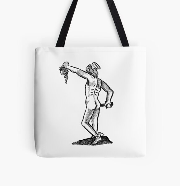 Perseus with the Head of Medusa All Over Print Tote Bag