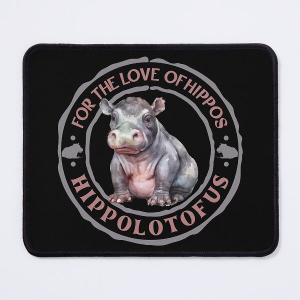 Item preview, CUTE HIPPO, HIPPOLOTOFUS FOR THE LOVE OF HIPPOS designed and sold by FlutteringWings.