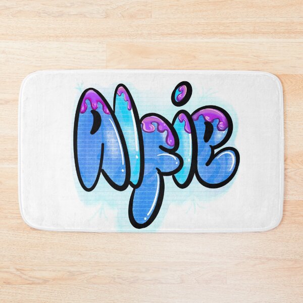 Item preview, Alfie name in blue and purple pattern Top 10 best personalized gifts boys and men  personalised Graffiti name Alfie designed and sold by Artonmytee.