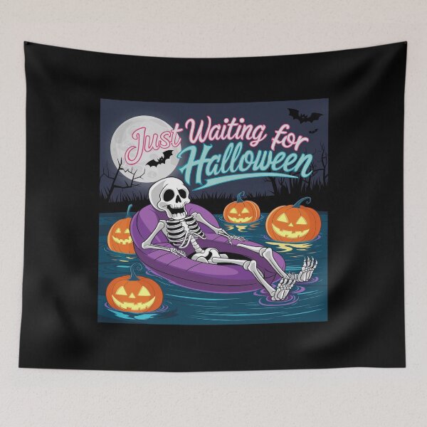 Item preview, funny Skeleton Spooky Halloween Pumpkin party horror lover scary designed and sold by BHMARTS.
