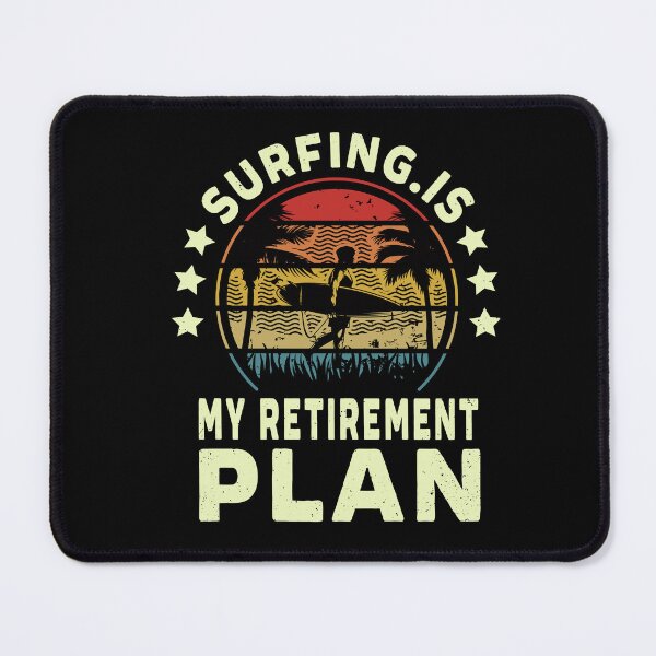 Item preview, Funny Surfing Shortboard Design For Retired Surfer Competitor designed and sold by saadabs.