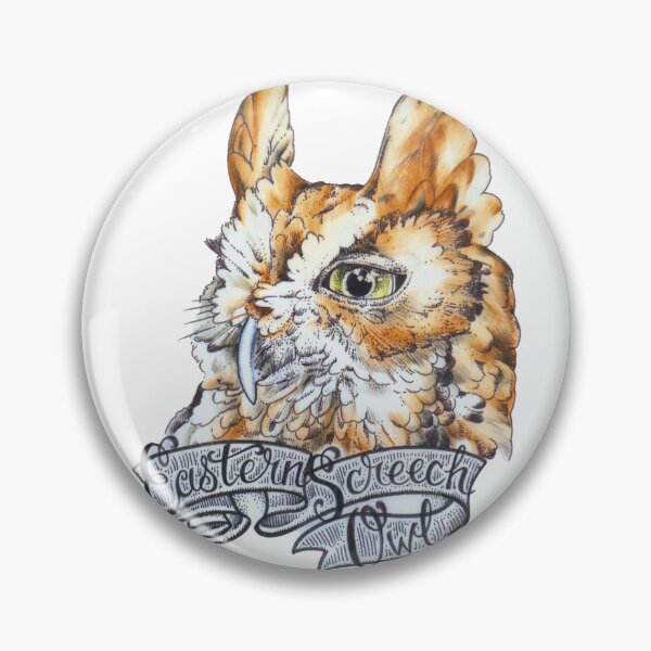 Item preview, Eastern Screech Owl (Megascops asio) designed and sold by UnderfootStudio.