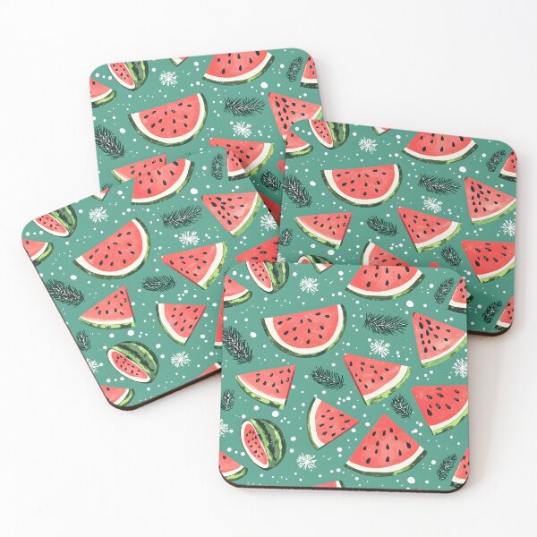 Item preview, Fresh Watermelon Winter Pattern designed and sold by palaco210.