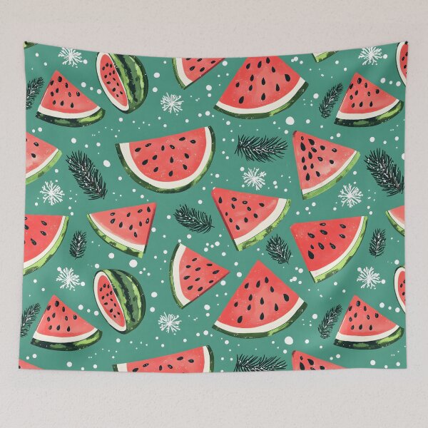 Item preview, Fresh Watermelon Winter Pattern designed and sold by palaco210.
