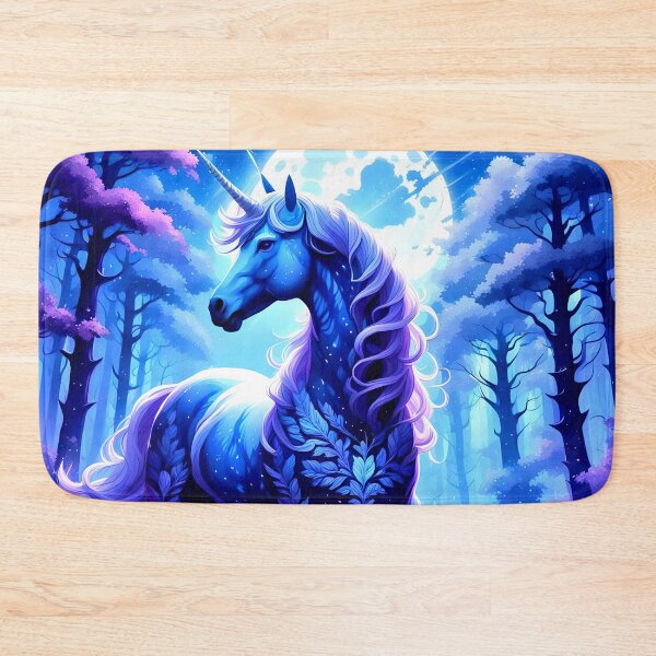 Item preview, Moonlit Unicorn in a Forest designed and sold by koreatvtea.