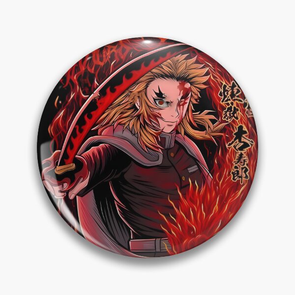 Rengoku 2024 Akaza Jumbo Pin