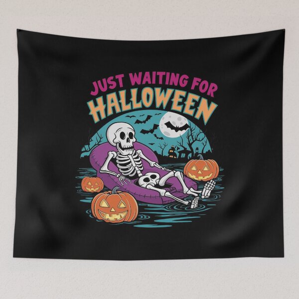 Item preview, funny Skeleton Spooky Halloween Pumpkin party horror lover scary designed and sold by BHMARTS.
