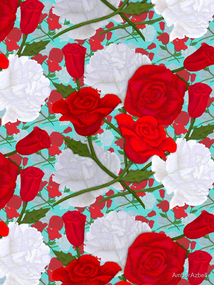Thumbnail 4 of 4, iPhone Case, Busy Roses designed and sold by AmberAzbell.