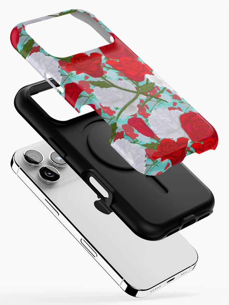 Thumbnail 2 of 4, iPhone Case, Busy Roses designed and sold by AmberAzbell.