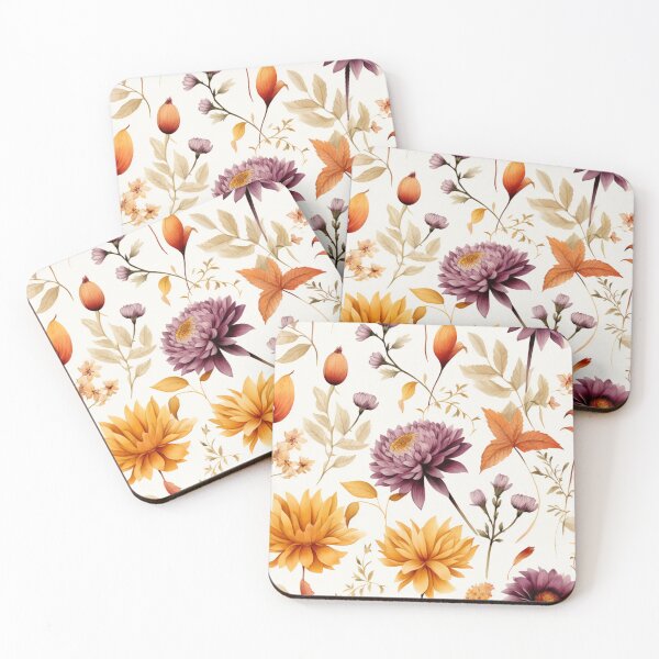 Item preview, Vintage Fall Floral  designed and sold by GiraffeCreative.