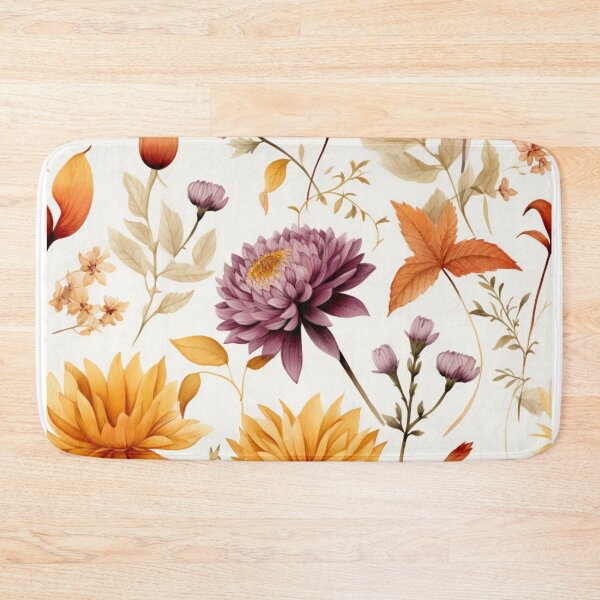 Item preview, Vintage Fall Floral  designed and sold by GiraffeCreative.
