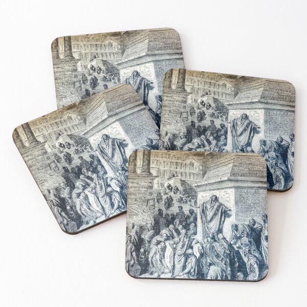 Item preview, Jonah’s Call to Nineveh: A Stunning 1885 Illustration of the Prophet Preaching Repentance designed and sold by Saturnspx.