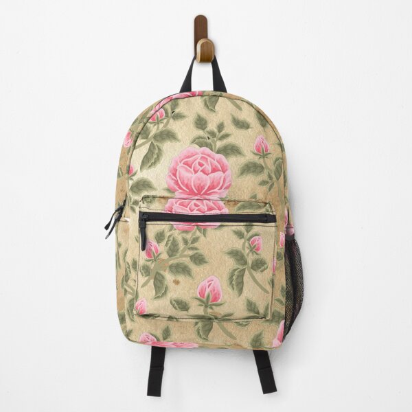 Artikelvorschau, Rosa Rosen Altes Papier Botanischer Blumendruck entworfen und verkauft von Tammy Marie Russell.