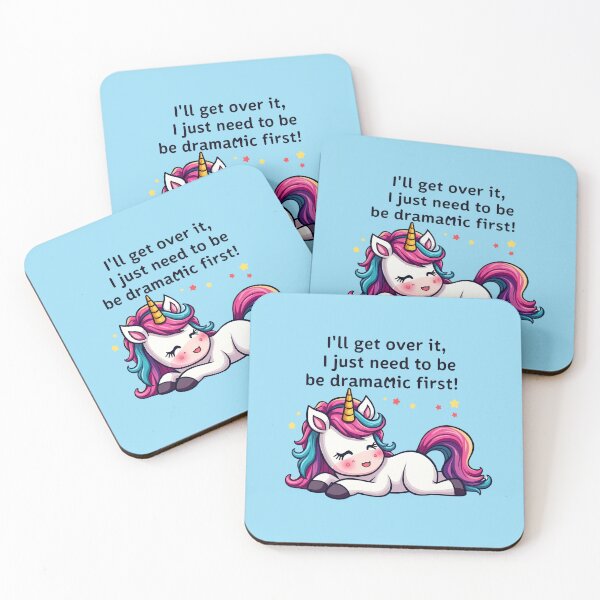 Item preview, Dramatic Unicorn - I’ll Get Over It, Just Let Me Be Dramatic First! designed and sold by Moad Fahim.