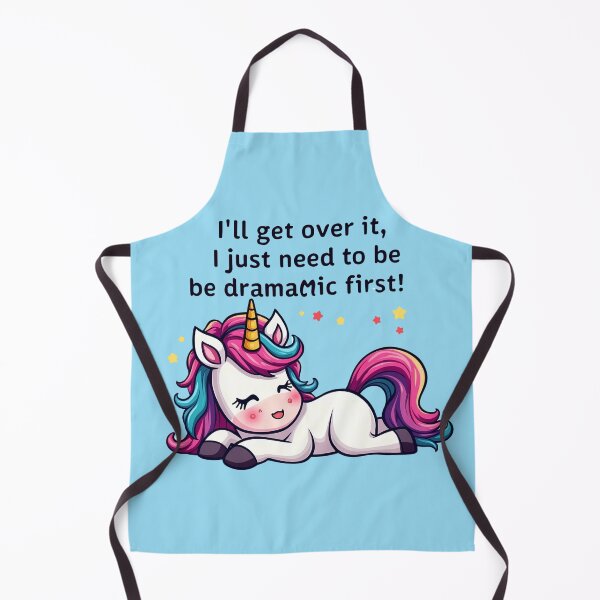 Item preview, Dramatic Unicorn - I’ll Get Over It, Just Let Me Be Dramatic First! designed and sold by Moad Fahim.