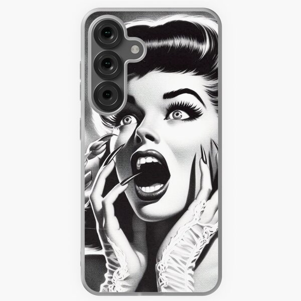 Item preview, Retro Horror Girl designed and sold by PulpVintage.