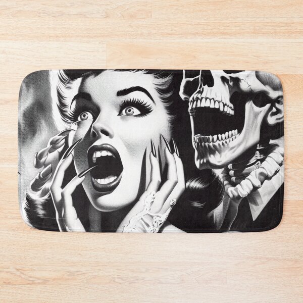 Item preview, Retro Horror Girl designed and sold by PulpVintage.