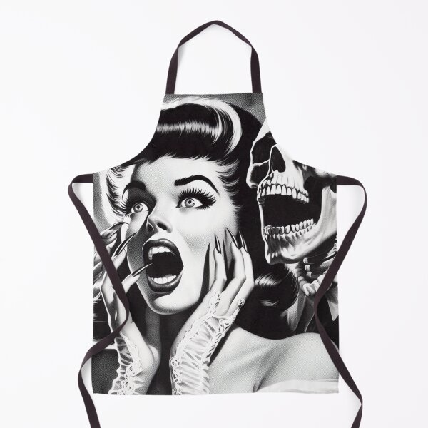 Item preview, Retro Horror Girl designed and sold by PulpVintage.
