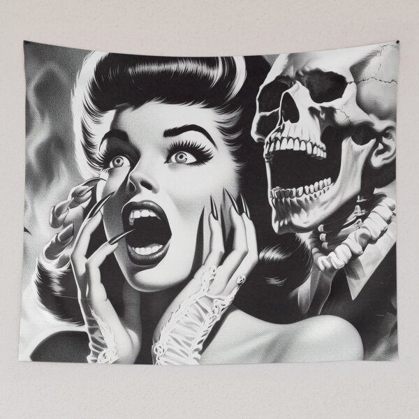 Item preview, Retro Horror Girl designed and sold by PulpVintage.