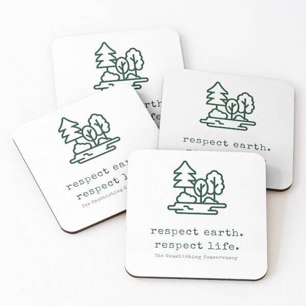 Item preview, respect earth. respect life. designed and sold by Couchiching Conservancy.