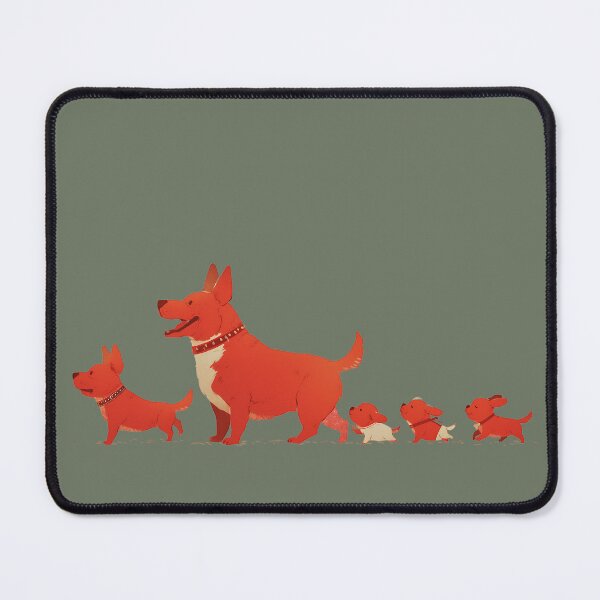 Item preview, Doggie Family 4 designed and sold by UniqVibe.