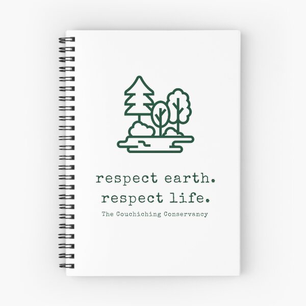 Item preview, respect earth. respect life. designed and sold by Couchiching Conservancy.