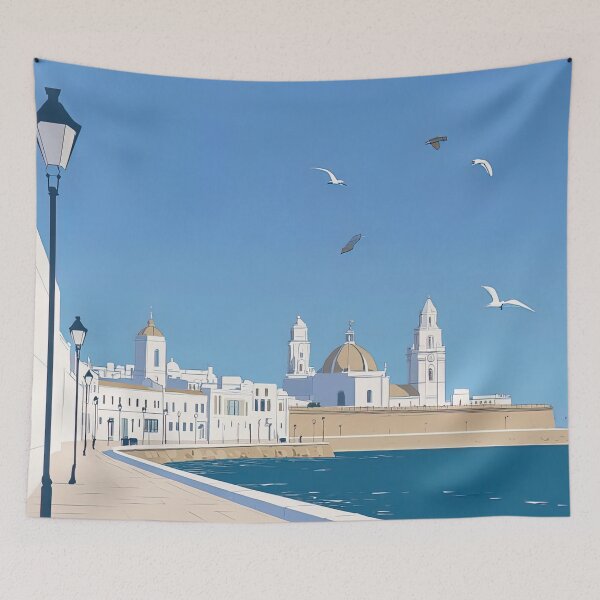 Item preview, Cádiz, Spain | Anime style designed and sold by ComicsFactory.