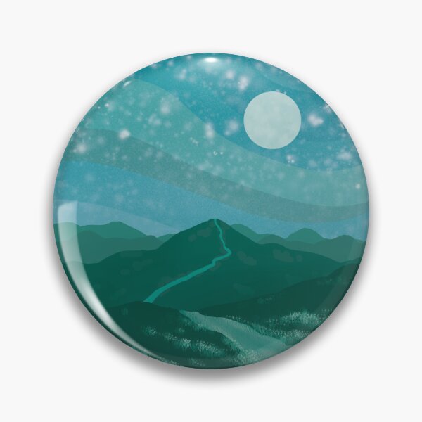 Item preview, Starry mountain nightscape designed and sold by mpmountainworks.