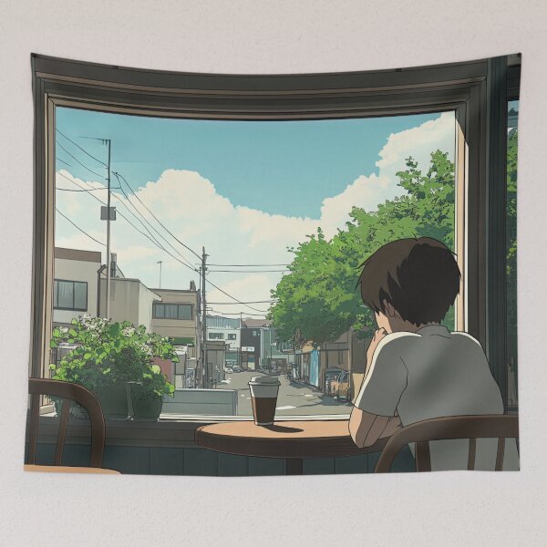 Item preview, Café | Anime style designed and sold by ComicsFactory.