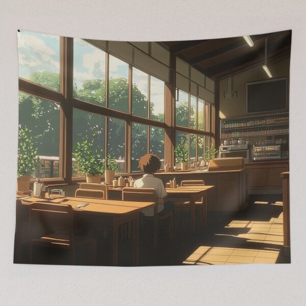 Item preview, Cafeteria | Anime style designed and sold by ComicsFactory.