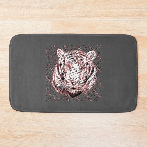 Item preview, Chinese Tiger Head Feline portrait Wildcat angry face designed and sold by 4rpixs.