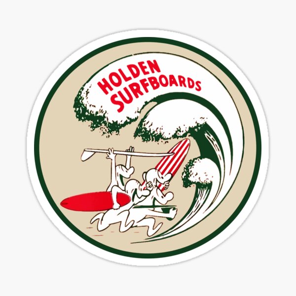 Artikel-Vorschau von Vintage Longboard Big Wave Surfen Holden Surfboards, designt und verkauft von Kludoman.