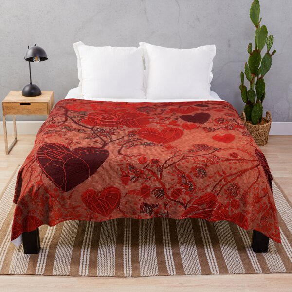 Item preview, A fabric pattern of roses and hearts ! A perfect Valentine Gift !! designed and sold by UmagineArts.
