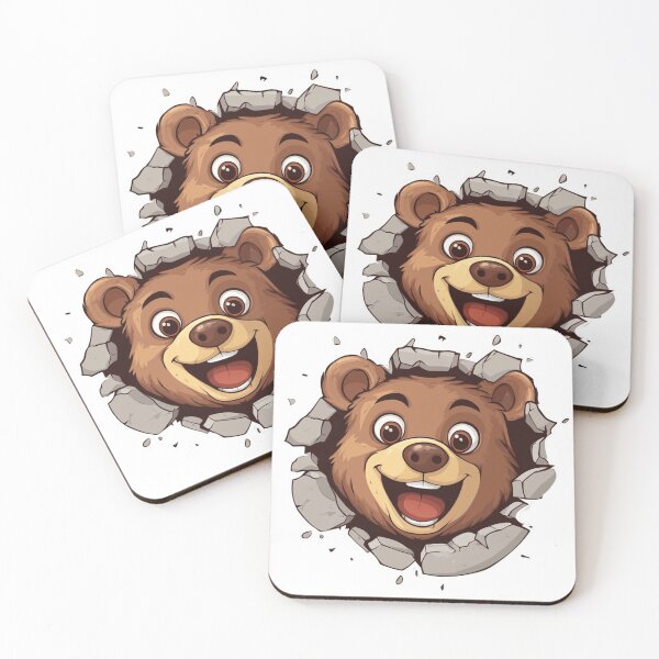 Item preview, Cartoon Cute Bear designed and sold by NicolasGlowArt.