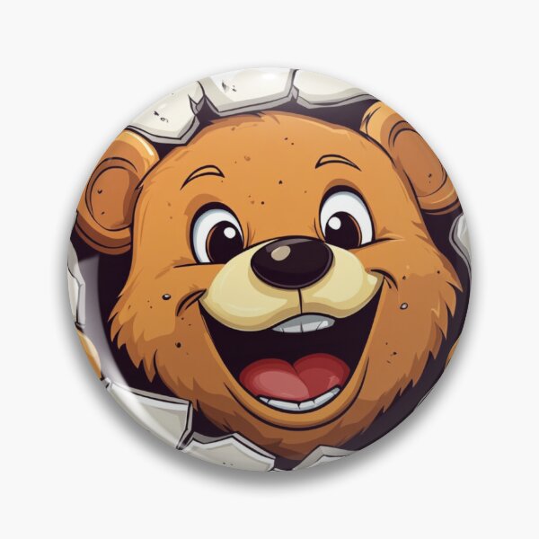 Item preview, Happy Cartoon Bear designed and sold by NicolasGlowArt.