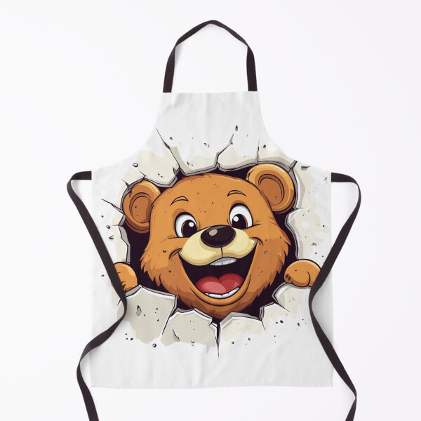 Item preview, Happy Cartoon Bear designed and sold by NicolasGlowArt.