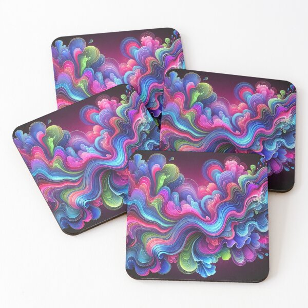 Item preview, Ethereal Dreamscape: Abstract Fluid Art with Vibrant Colors vol.10 designed and sold by janarspixels.