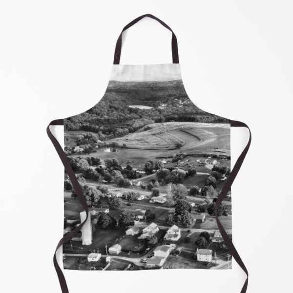 Item preview, New Bethlehem, Pennsylvania From An Ultralight In Black and White designed and sold by Kay Brewer.
