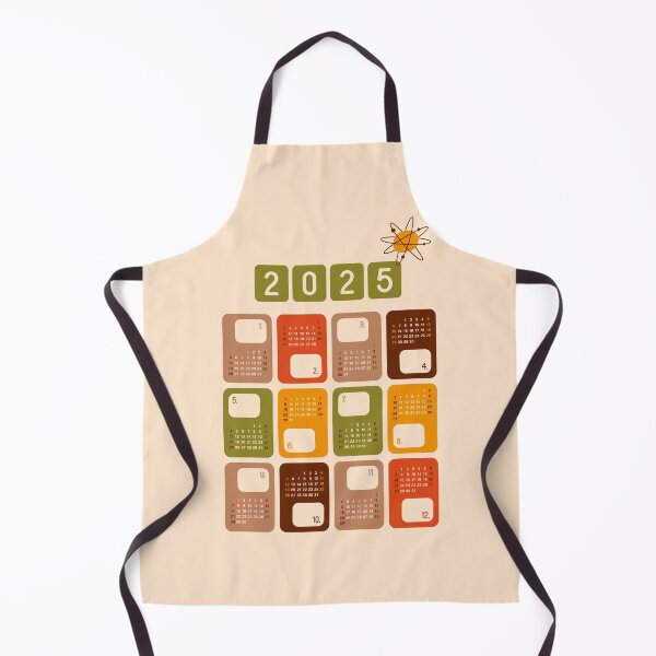 Item preview, 2025 Calendar Retro Atomic cream designed and sold by Dana Du.