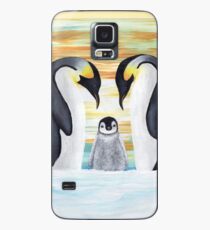 Penguin Family with Baby Penguin Case/Skin for Samsung Galaxy
