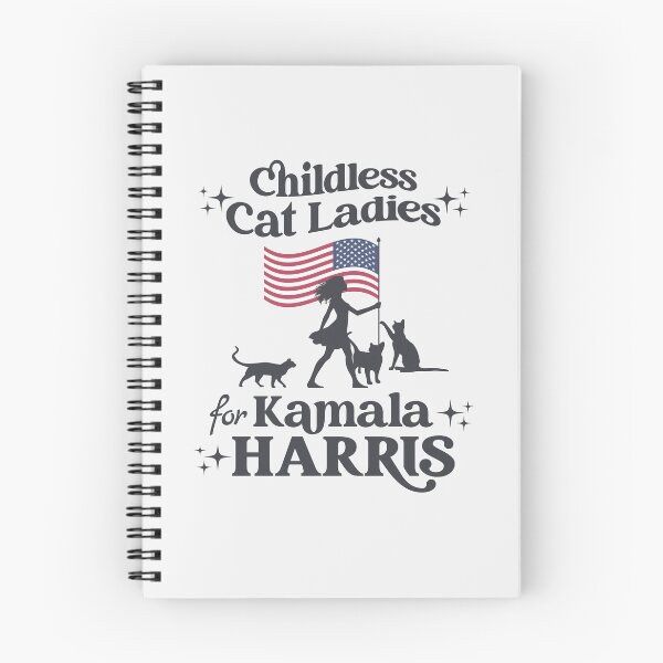 Item preview, Childless Cat Ladies For Kamala Harris 2024 American Flag designed and sold by wowwowmeow.