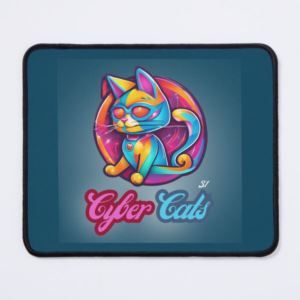 Item preview, Cyber Cats - Cyber Cat 31 designed and sold by Monika Turemka.