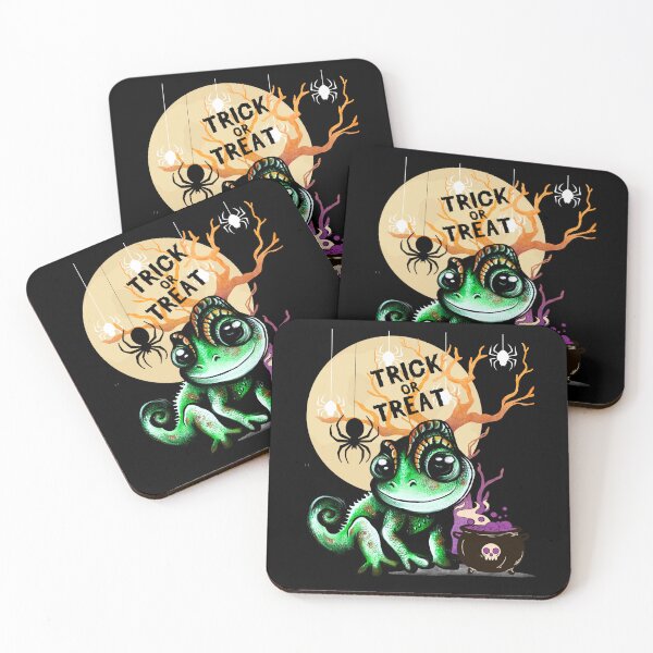 Item preview, Happy Halloween Chameleon Design designed and sold by BeataY6Art.