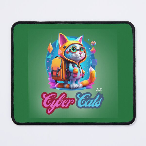 Item preview, Cyber Cats - Cyber Cat 32 designed and sold by Monika Turemka.