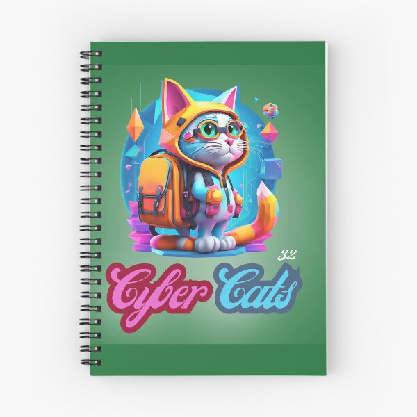 Item preview, Cyber Cats - Cyber Cat 32 designed and sold by Monika Turemka.
