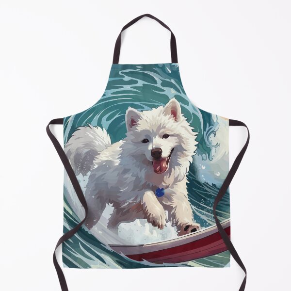 Item preview, Surfing Samoyed designed and sold by VelvetRoom.