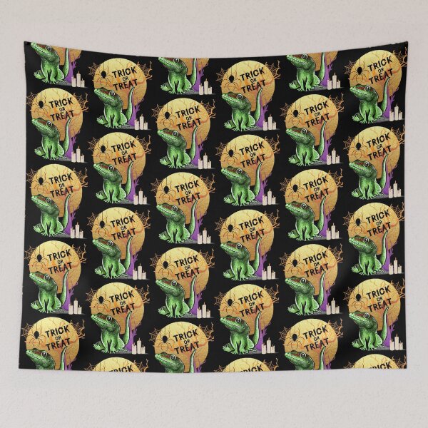 Item preview, Happy Halloween Giant Day Gecko Design designed and sold by BeataY6Art.