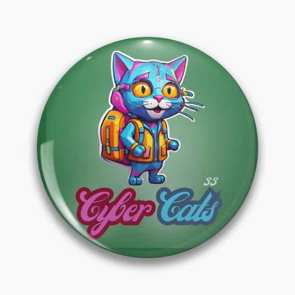 Item preview, Cats - Cyber Cat 33 designed and sold by Monika Turemka.